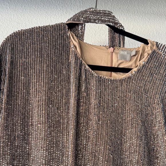 ASOS Metallic Chainmail Dress - Picture 3 of 3